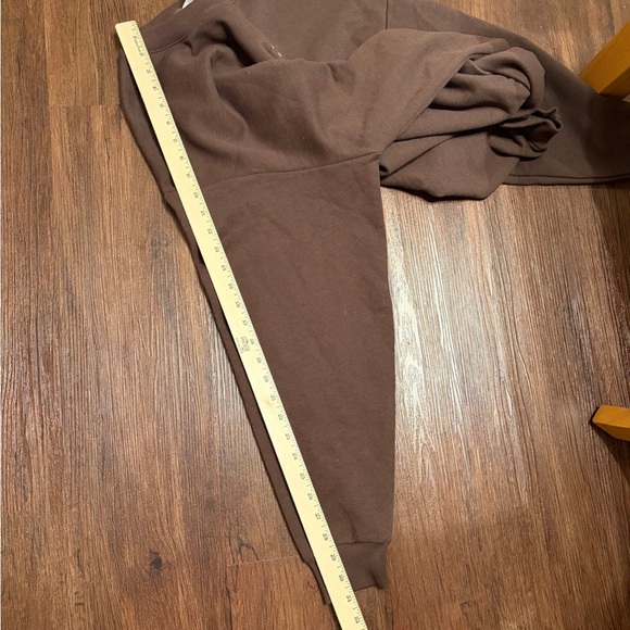 Alo yoga brown sweatshirt like new worn twice cotton blend women sz S small - Picture 8 of 8